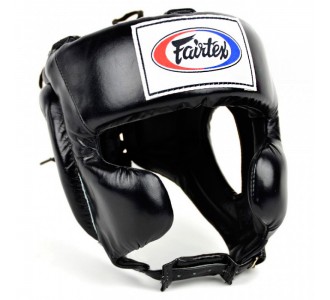 Боксерский шлем Fairtex (HG-8 black) "Mexican Style" 
